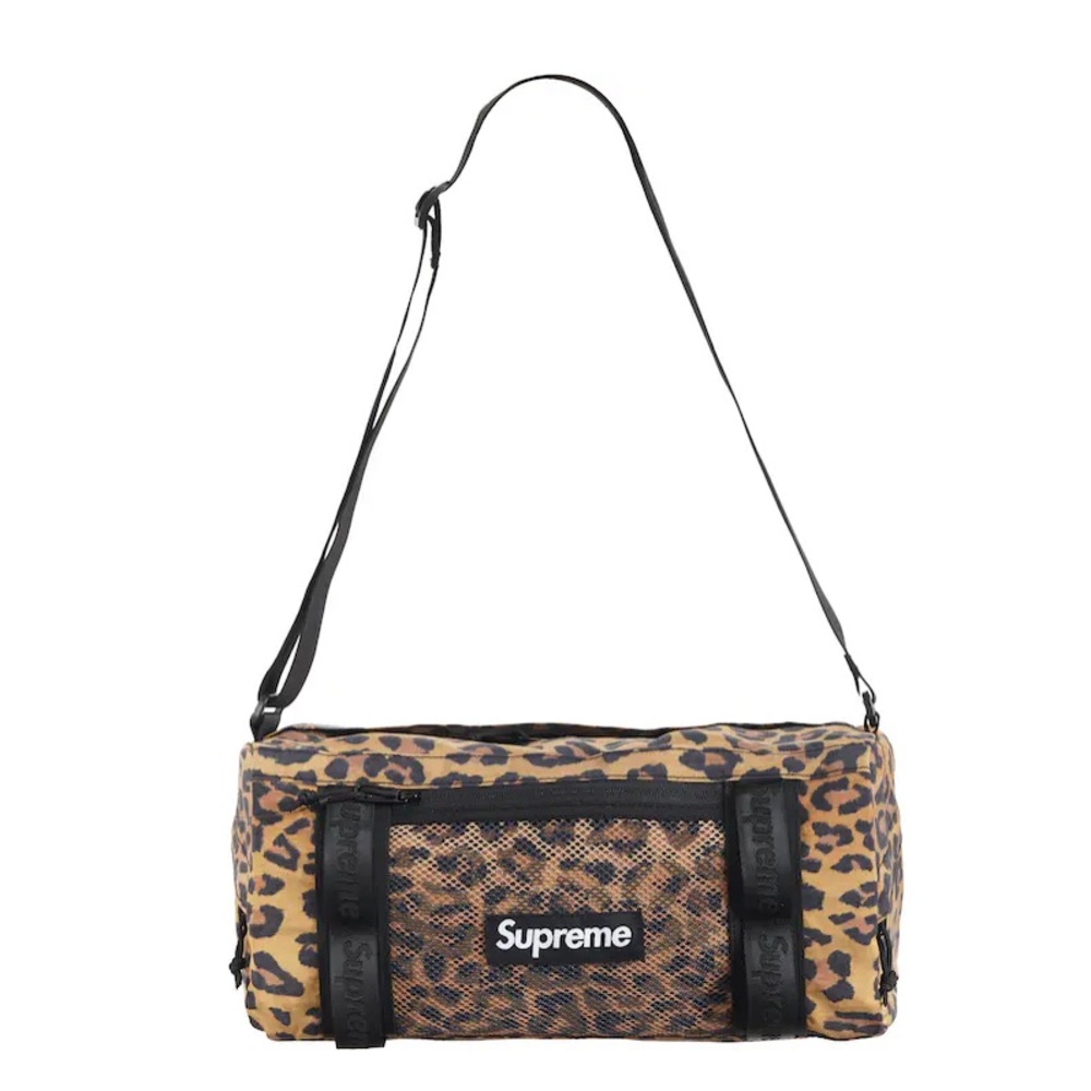 Supreme Leopard Print Mini Duffle Bag